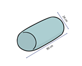 Traversin Duvdor - 90 cm