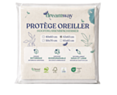 Protège Oreiller Imperméable Lyocell Blanc -  63x63 cm