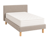 Ensemble literie Leon beige - 90x200 cm 