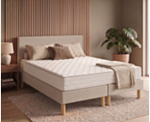 Ensemble literie Leon - beige - (x2) 70x200 cm (140x200 cm) 
