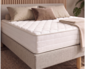 Ensemble literie Leon - beige - (x2) 70x190 cm (140x190 cm) 