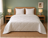 Pack sommeil 
2 oreillers + couette
Fabrication française 