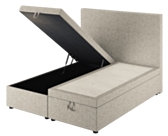 Lit Coffre Cassia Beige - 140x200 cm