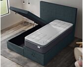 Lit Coffre Cassia Bleu - 140x190 cm