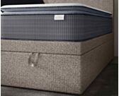 Lit Coffre Cassia Taupe - 90x190 cm