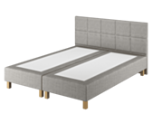 Boxspring Coventry Merlot Gris - 180x200 cm
