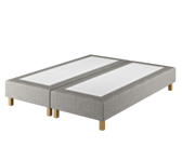 Boxspring Coventry Merlot Gris  - 90x200 cm