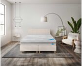 Boxspring Dayton Merlot Ecru - 140x190 cm