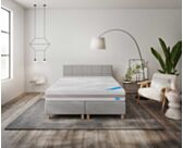 Boxspring Dayton Merlot Gris - 180x200 cm