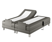 Boxspring Eton Electrique Cabernet Anthracite - 200x200 cm