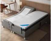 Boxspring Eton Electrique Cabernet Anthracite - 140x190 cm