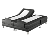 Boxspring Eton Electrique Cabernet Noir - 90x190 cm