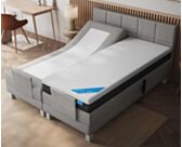 Boxspring Eton Electrique Merlot Gris - 160x200 cm