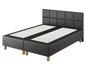 Boxspring Forbes Cabernet Noir - 140x200 cm