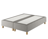 Boxspring Forbes Merlot Gris - 140x190 cm