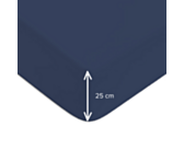 Drap-housse Coton Bleu Bonnet 25 - 120x200 cm
