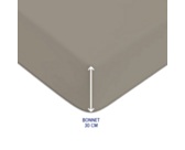 Drap-housse Coton Vison Bonnet 30 - 120x200 cm