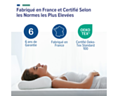 Oreiller Memo Vegetal Ergonomique - 40x60 cm