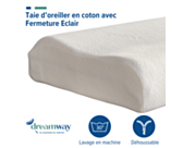 Oreiller Memo Vegetal Ergonomique - 40x60 cm