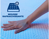 Matelas à mousse rafraichissante 