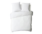 Housse de couette Percale Blanc - 240x260 cm