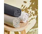 Drap-housse Percale Blanc Bonnet 35 - 160x200 cm