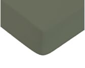 Drap-housse Coton Kaki Bonnet 30 - 120x190 cm