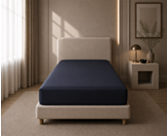 Ambiance drap-housse Satin Midnight Bonnet 35 - 90X190
