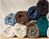 Drap-housse Coton Zinc Bonnet 25 - 70x190 cm