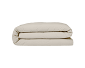 Housse de couette Satin Beige - 240x260 cm