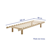 Sommier à lattes Flex Eco - 90x190 cm