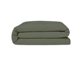 Housse de couette Coton Kaki - 240x260 cm