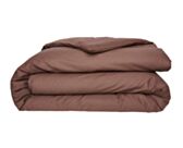 Housse de couette Coton Taupe - 200x200 cm