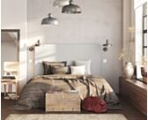 Tête de lit Kahaia Page Ashgrey 100 - H120 cm