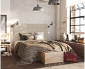 Tête de lit Kalmia Beige 100 - H120 cm