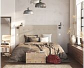 Tête de lit Kalmia Beige 140 - H120 cm