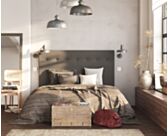 Tête de lit Kalmia Gris 200 - H100 cm