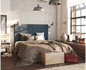 Tête de Lit Kalmia Bleu 160 - H120 cm