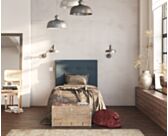 Tête de Lit Kalmia Bleu 90 - H100 cm