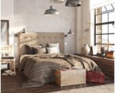 Tête de lit Kalmia Taupe 100 - H120 cm