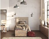 Tête de lit Kalmia Taupe 90 - H100 cm