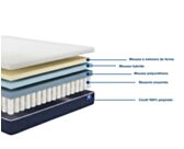 Matelas Flora - 160x200 cm 
Mousse Hybride 
Mousse à mémoire de forme 