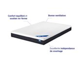 Matelas Ressorts ensachés Mistral 140x190 cm 

