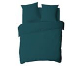 Housse de couette Coton Petrole - 240x260 cm
