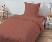 Taie d'oreiller Coton Terracotta - 40x60 cm