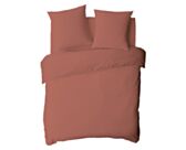 Housse de couette Coton Terracotta - 240x260 cm