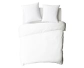 Housse de couette Satin Blanc - 240x260 cm