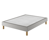 Sommier Tapissier Calla Deco Ashgrey - 180x200 cm
