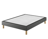Sommier Cosmos Deco Noir - 140x200 cm