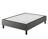 Sommier Tapissier Cronos Noir - 140x200 cm